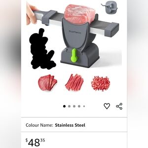 Meat Slicer with Stainless Steel Blades